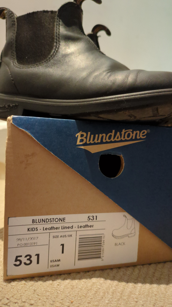 Blundstone 531 kids size 1 Black Leather boots - photo 5