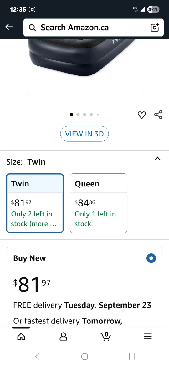 Intex Dura-Beam Plus Twin Air Mattress image indicator(4)