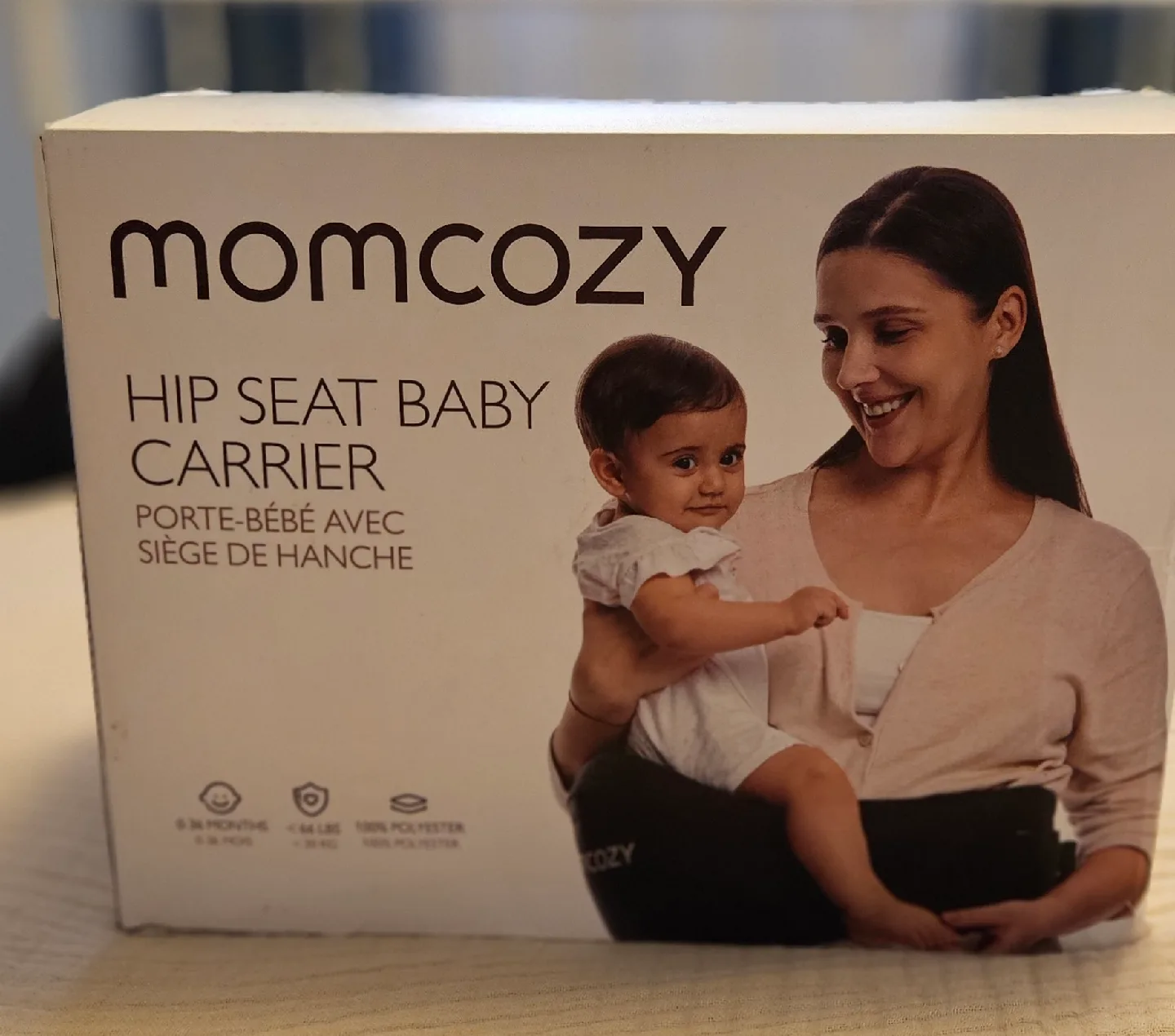 momcozy Hip Seat Baby Carrier Black thumbnail