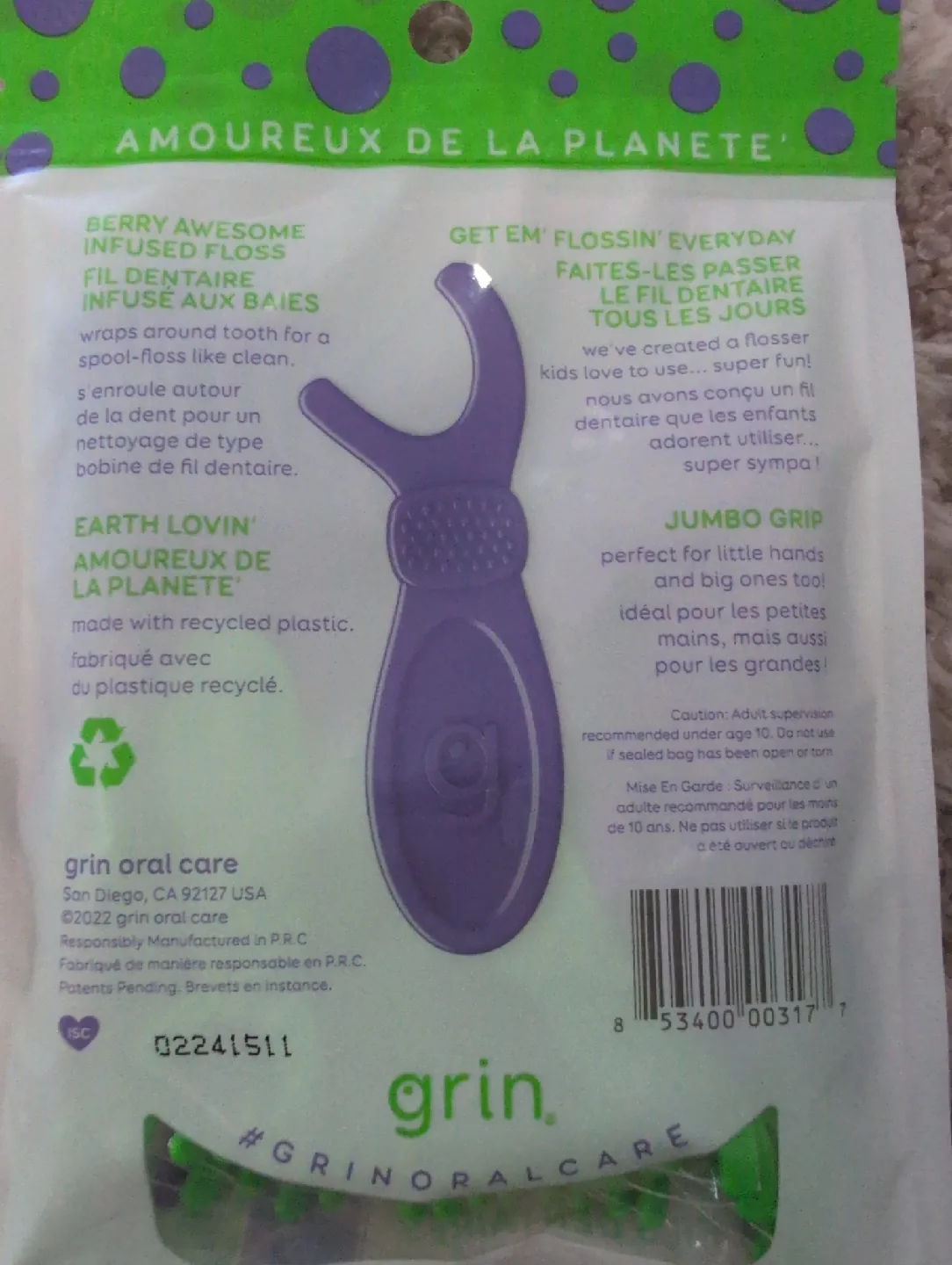 Grin Kiddo Flossers - 40 Count image indicator(2)