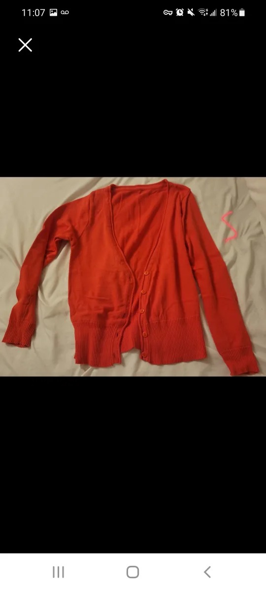 Coral Cardigan - Size Small thumbnail