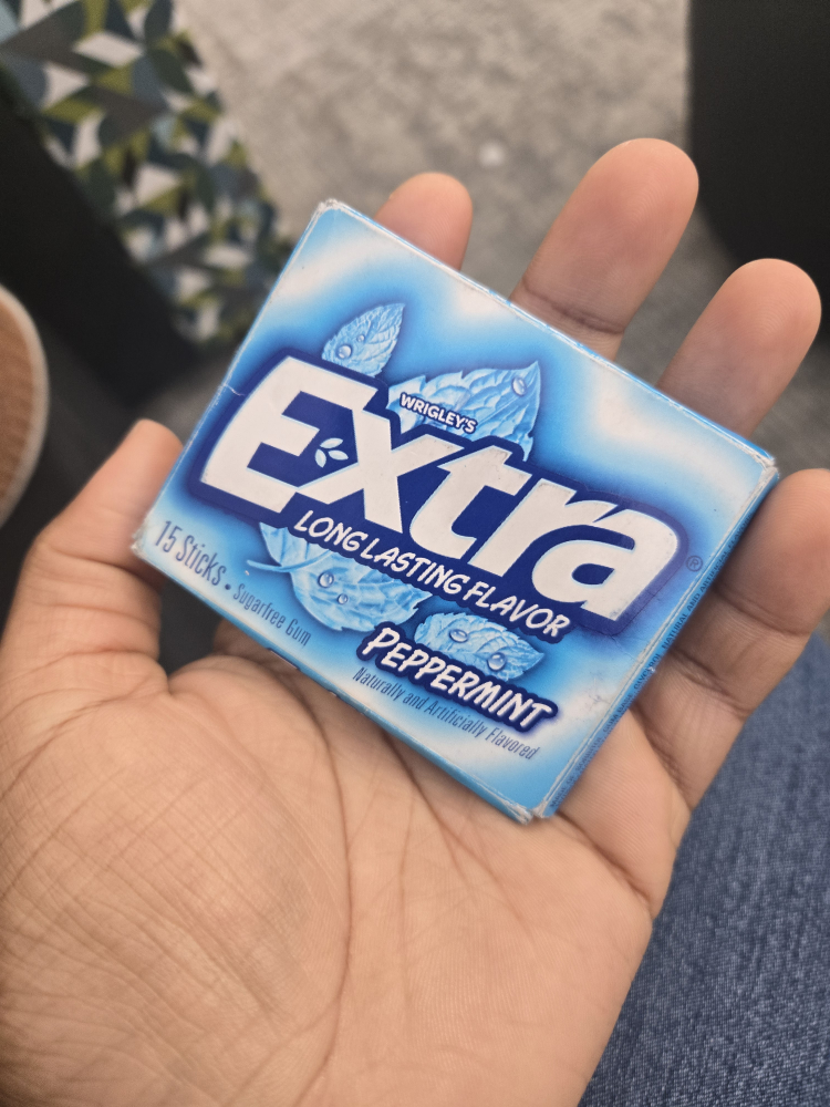 Wrigley's Extra Peppermint Gum - 15 Sticks 🥕