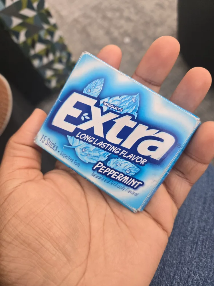 Wrigley's Extra Peppermint Gum - 15 Sticks 🥕 thumbnail