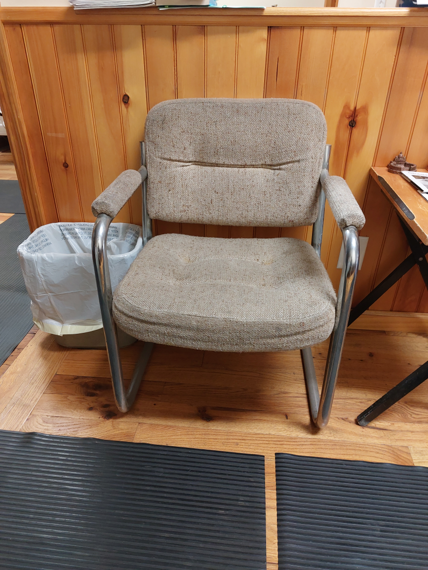 Used Office Chair - Beige Fabric
