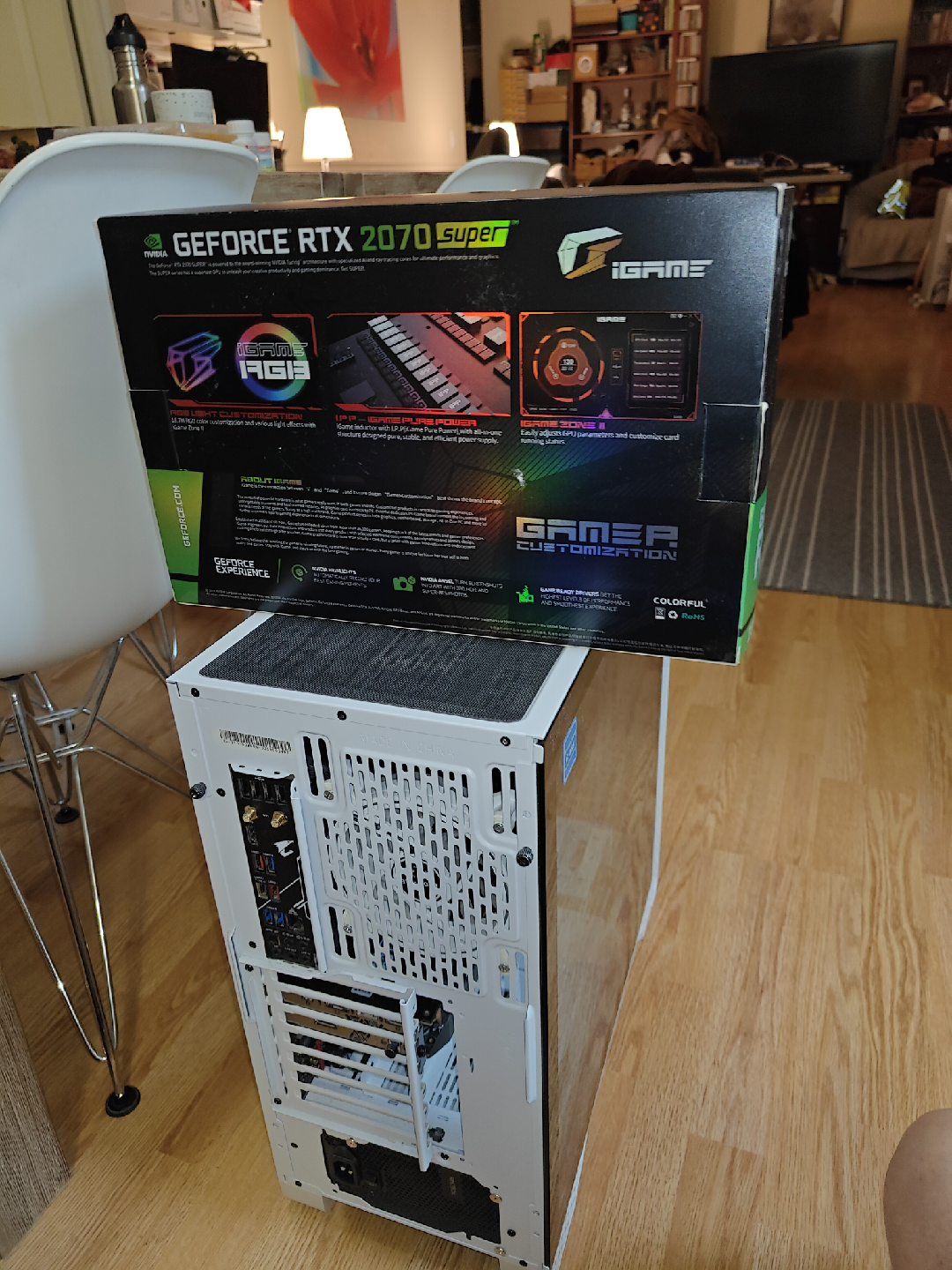 iGame GeForce RTX 2070 Super Graphics Card + desktop with PS - photo 2