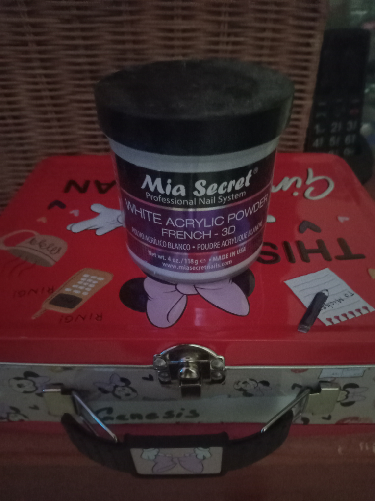 Mia Secret White Acrylic Powder - French 3D