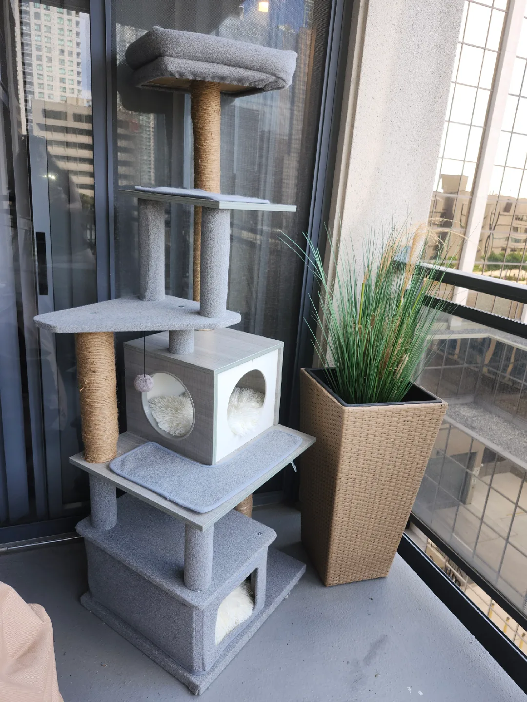 Cat Tree - Grey, Multi-Level image indicator(3)