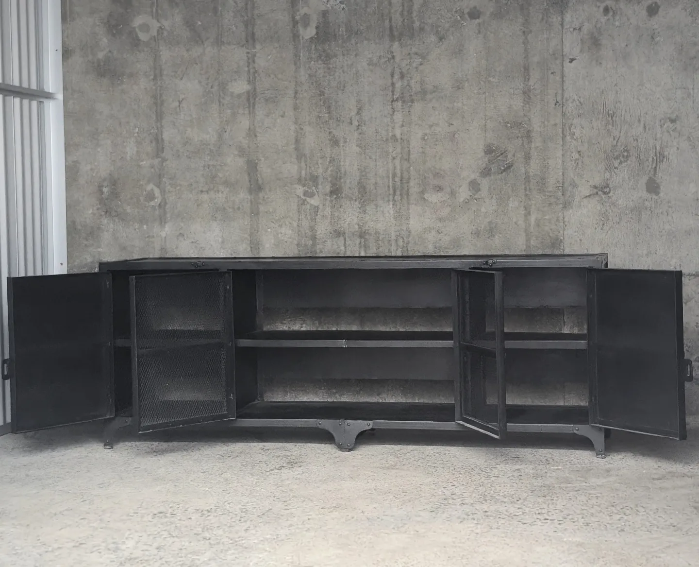 Industrial Style Media Unit/Credenza/Cabinet/Sideboard image indicator(2)