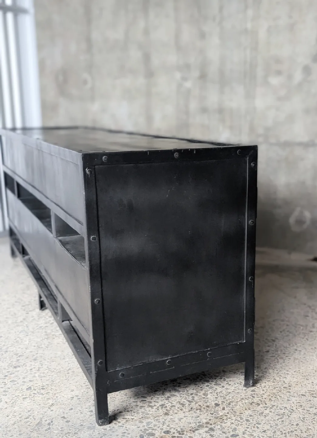 Industrial Style Media Unit/Credenza/Cabinet/Sideboard image indicator(3)