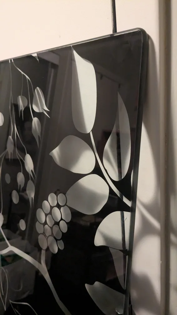 Black Glass Decorative Heavy Table Top image indicator(2)