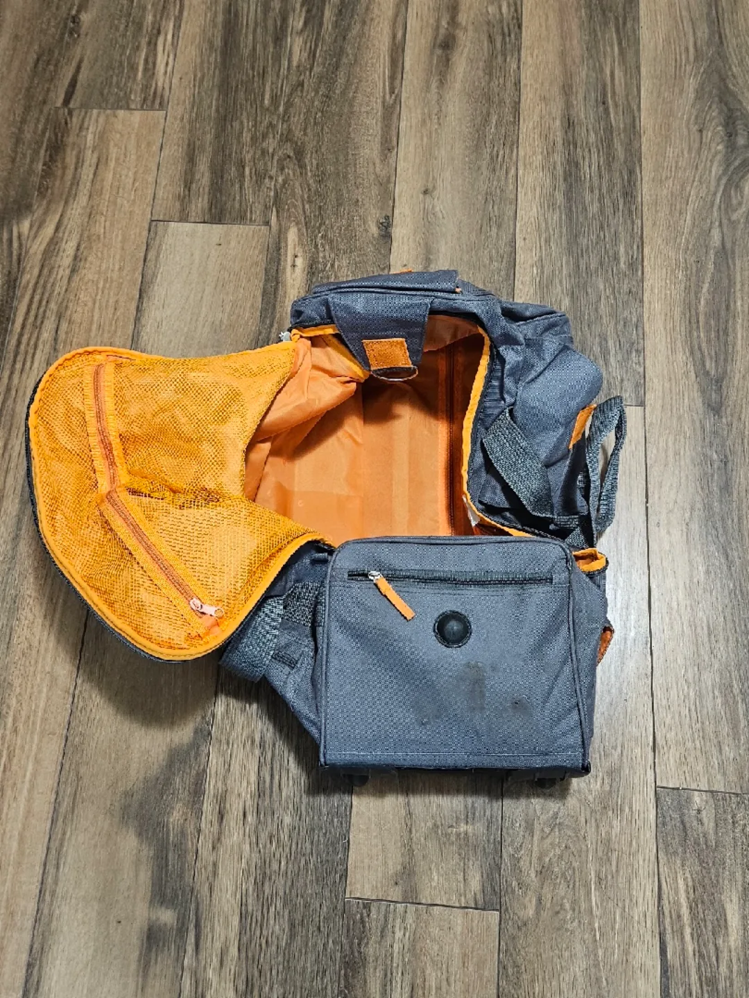 Grey Rolling Duffel Bag thumbnail