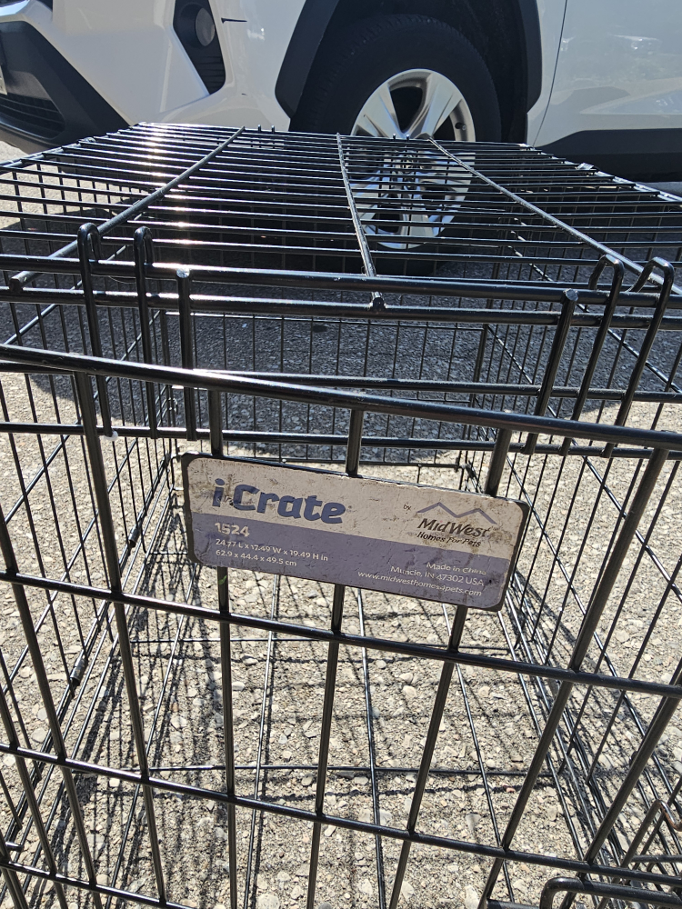 Dog Crate - Black