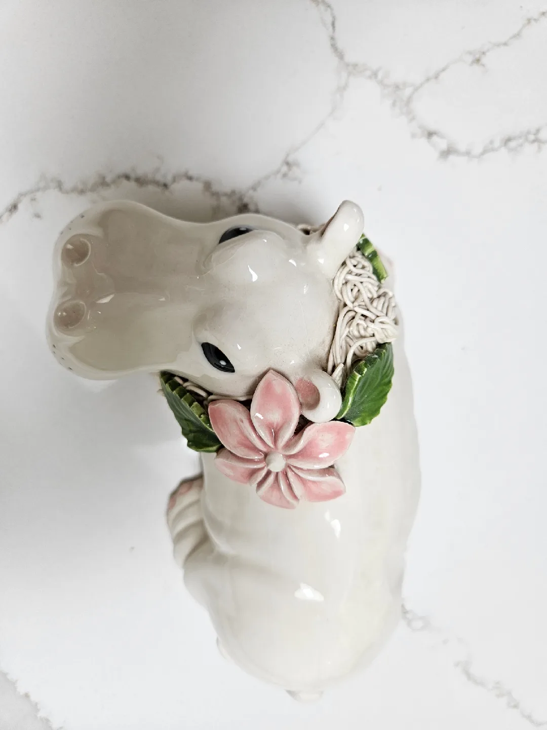 Cute Christmas Decor Ceramic Hippo & Bear Figurines image indicator(4)