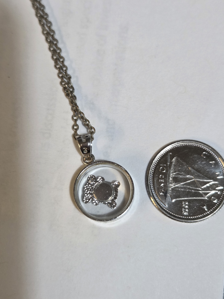 Silver  Bear Pendant Necklace - photo 3
