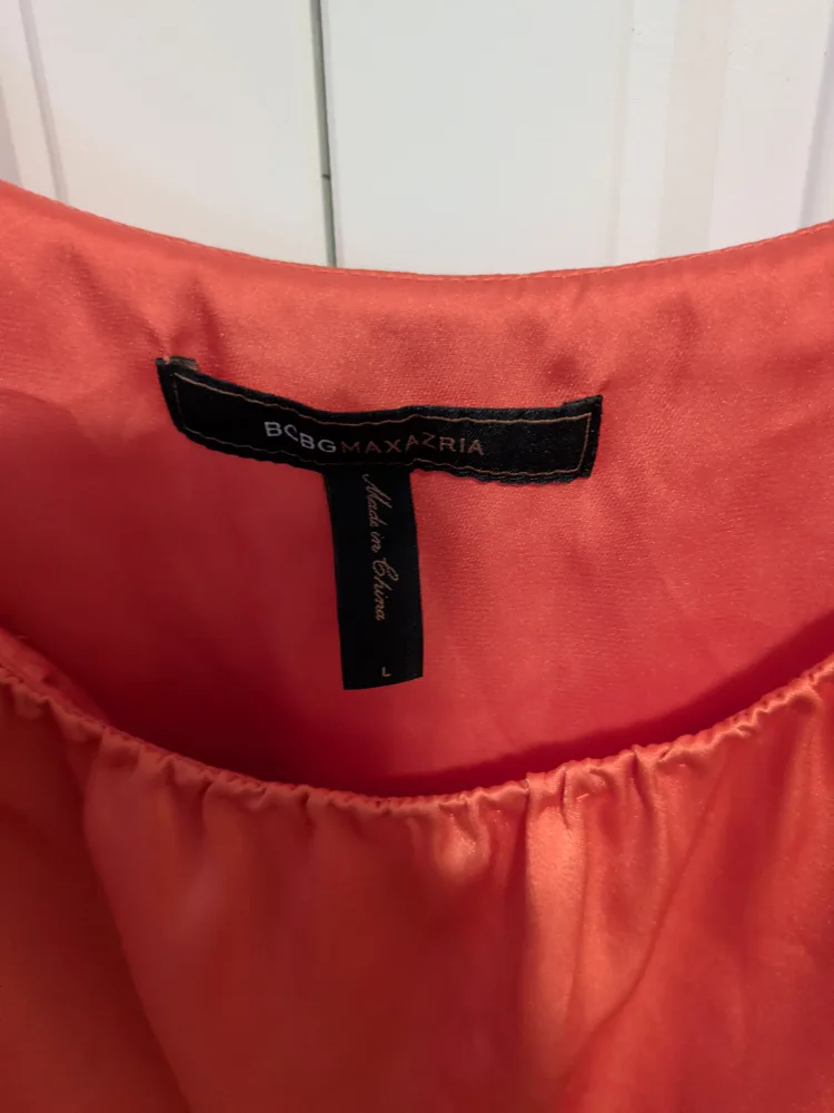 BCBGMAXAZRIA Orange Dress - Size L image indicator(3)