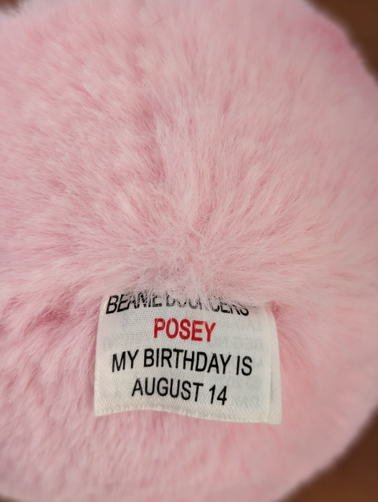 Beanie Bouncers Posey Pig Plush Toy Bouncy Ball - photo 2