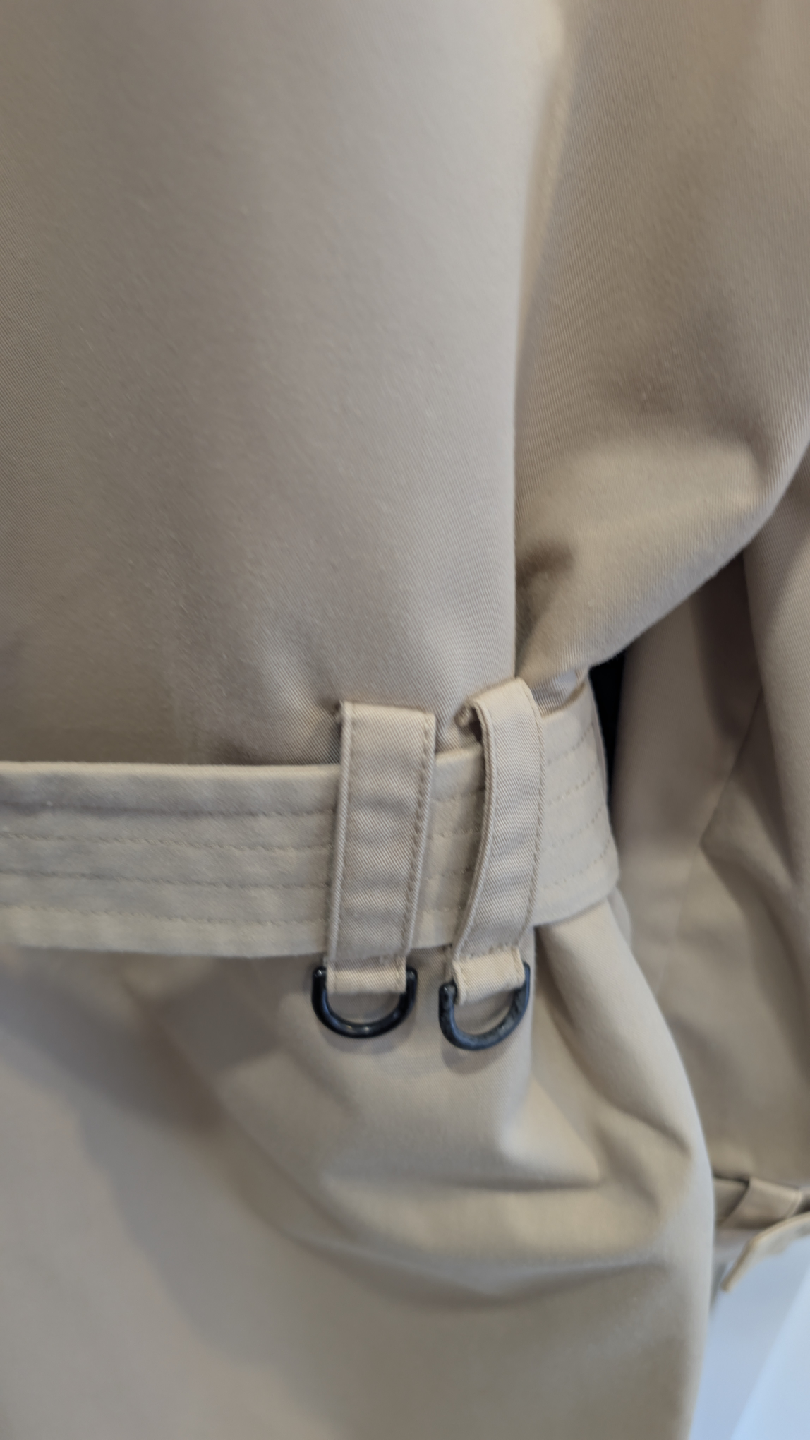 HUGO Double-Breasted Belted Trench Coat - photo 5