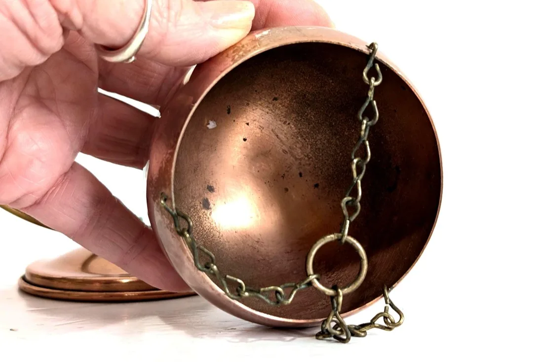 Coppercraft Guild Rolly Polly Hanging Planter Pot image indicator(4)