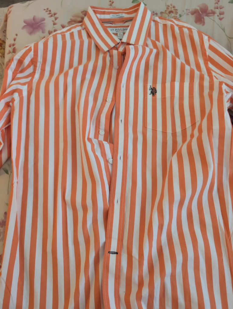 U.S. Polo Assn. Striped Shirt - Size L thumbnail
