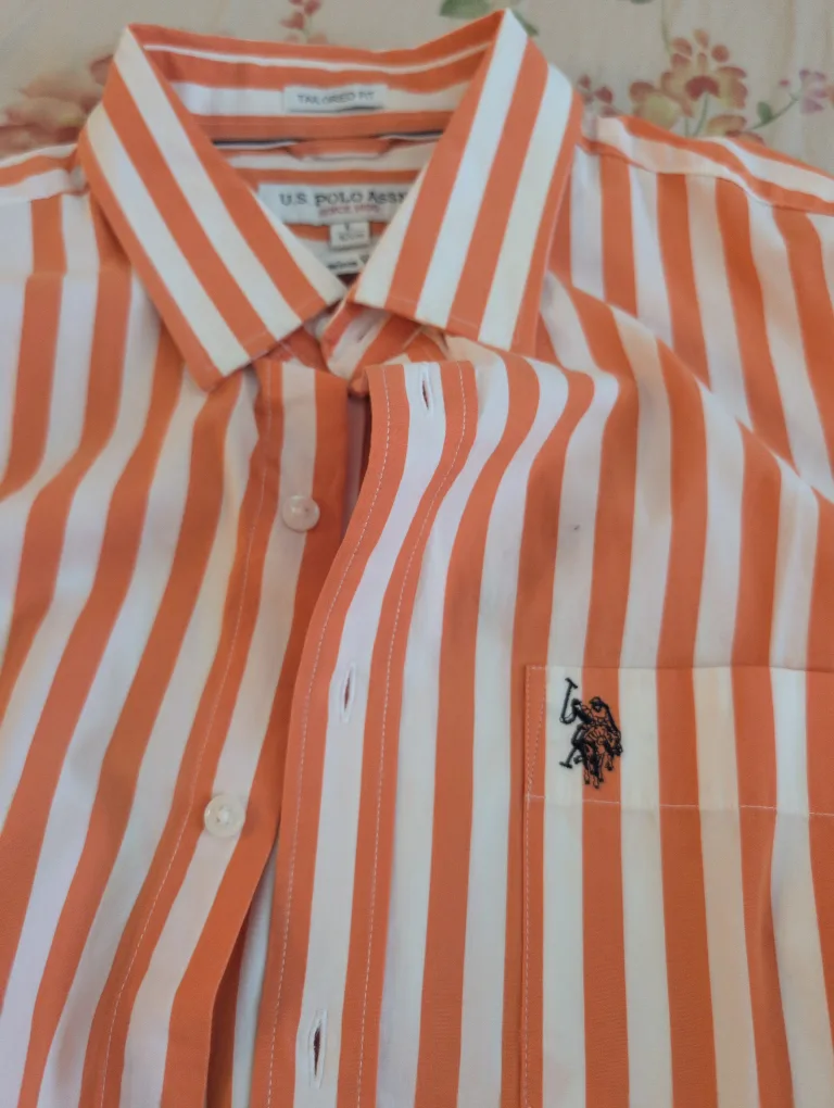 U.S. Polo Assn. Striped Shirt - Size L image indicator(2)