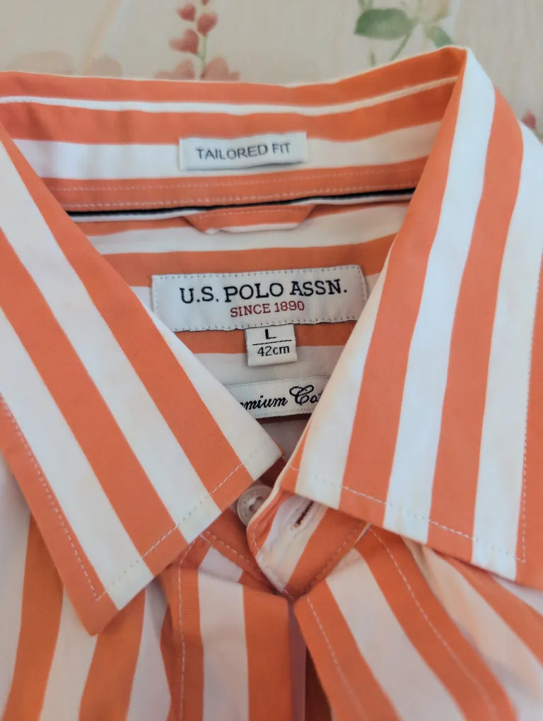U.S. Polo Assn. Striped Shirt - Size L image indicator(3)