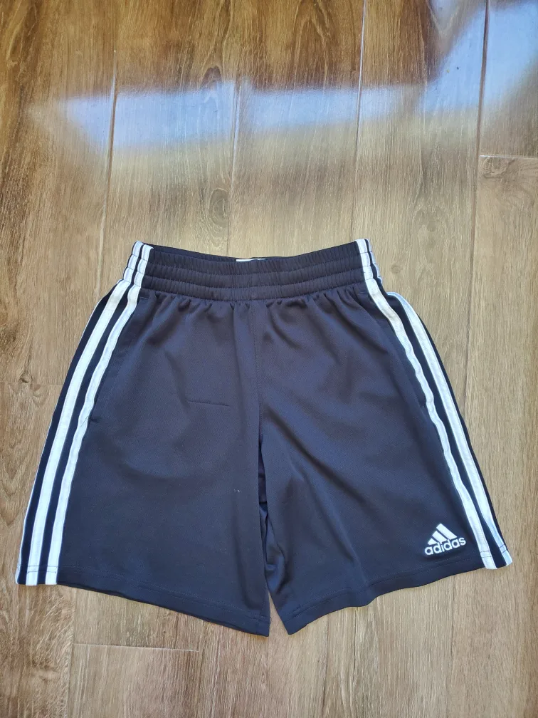 Adidas Black Shorts - Size S Kids thumbnail