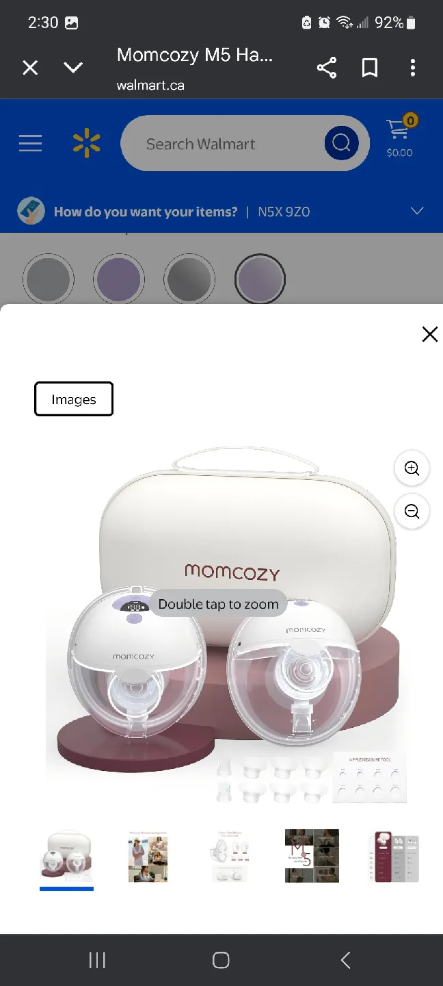 Momcozy M5 Hands Free Breast Pump 2 pack brand new image indicator(9)