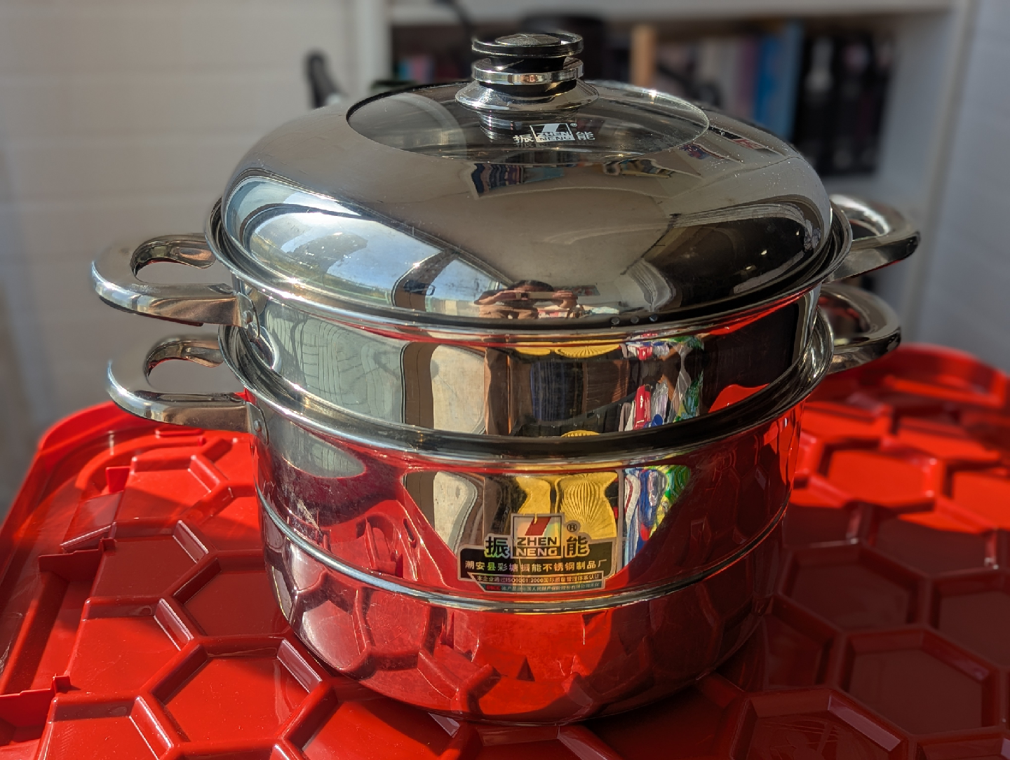 2-Tier Stainless Steel Steamer Pot Set