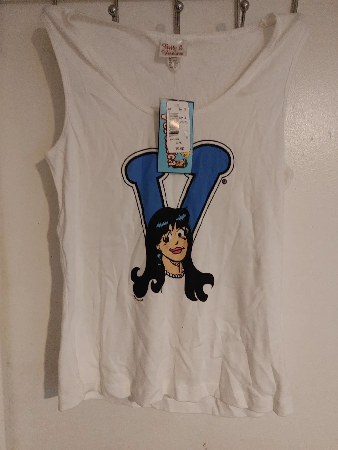 💚SUPER RARE RETRO VERONICA ARCHIE TANK TOP WITH TAGS! SIZE L thumbnail