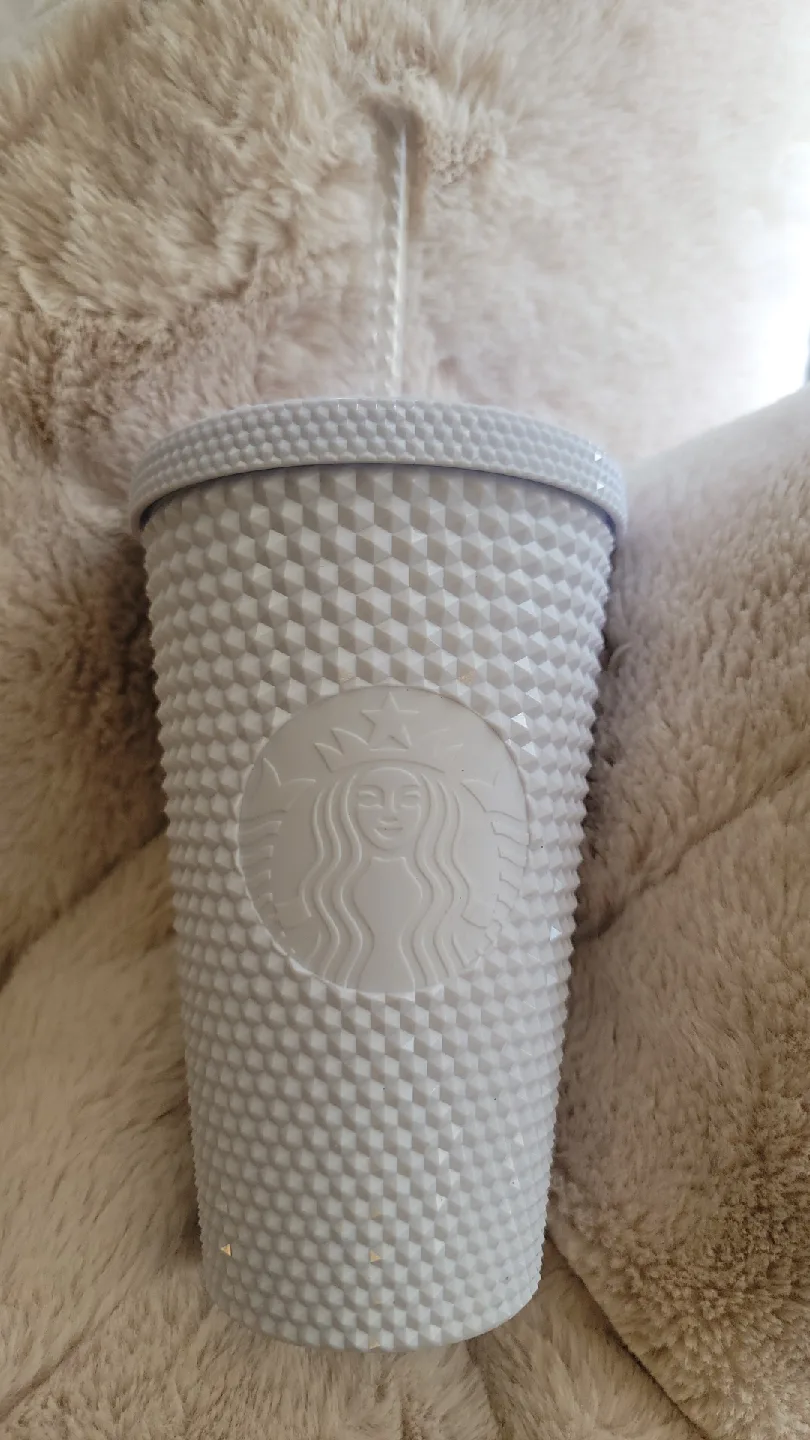 NEW White Starbucks Studded Tumbler - 16oz thumbnail