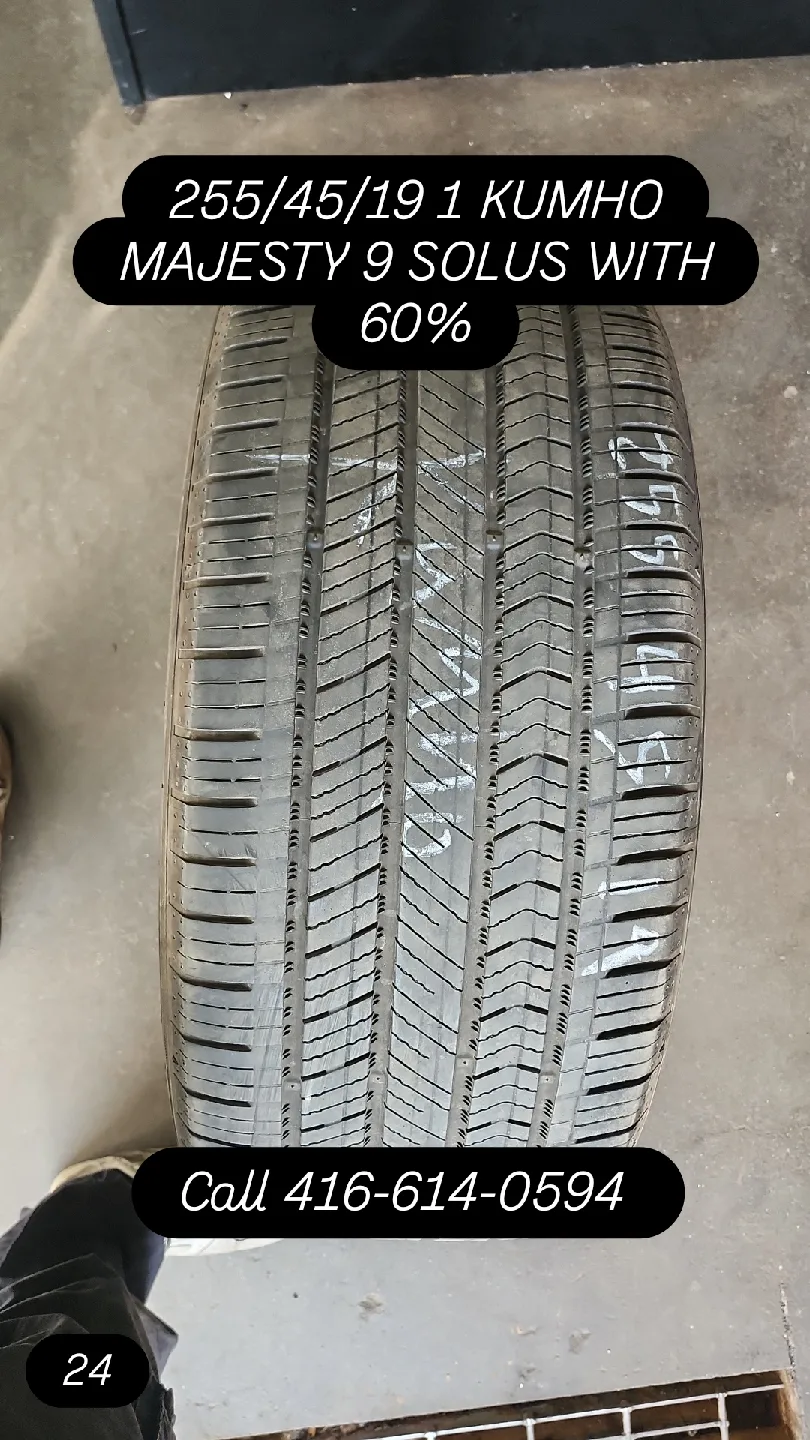 Kumho Majesty 9 Solus 255/45/19 Tire thumbnail
