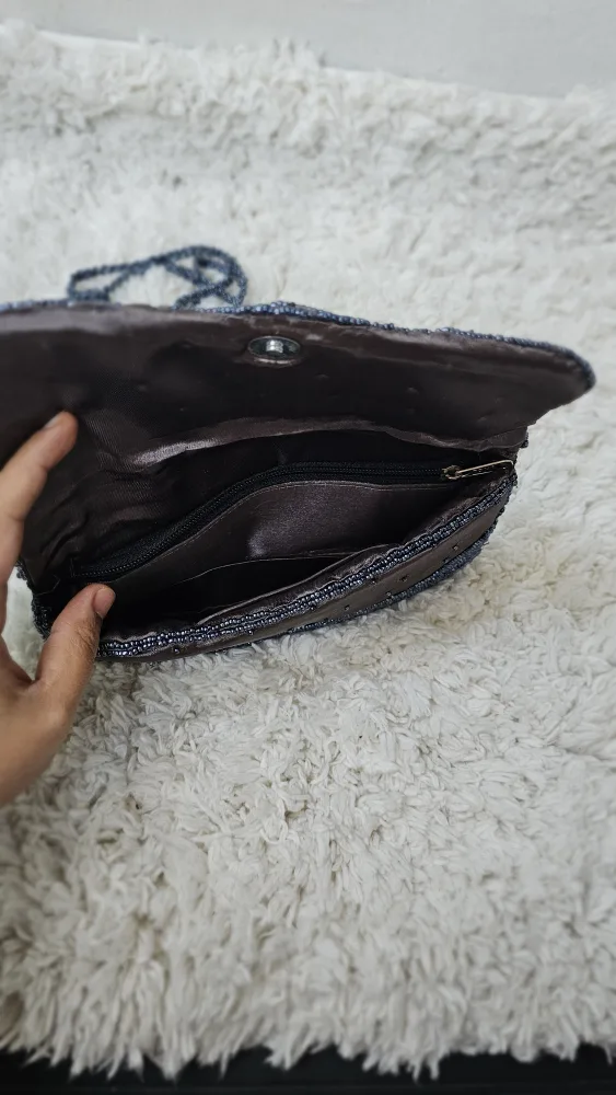 New Artisan Sling Bag - Hand-Woven Beaded Crossbody image indicator(5)