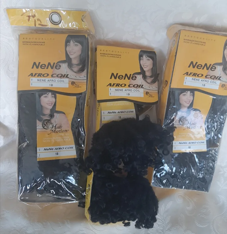 NeNe Afro Coil 1B Hair Motion image indicator(3)