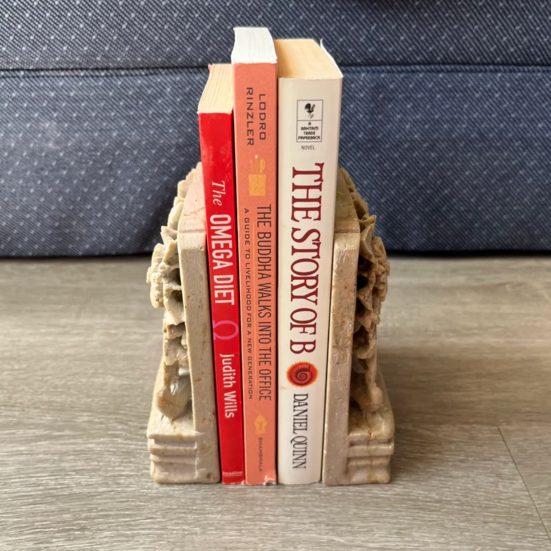 Beautiful stone bookends thumbnail