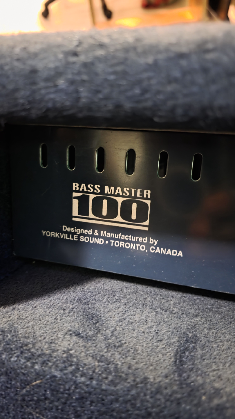 Yorkville bassmaster 100 bass amplifier - photo 5