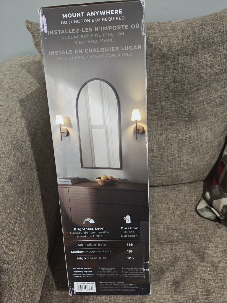 Globe Rechargeable Sconces - 2 Pack - photo 2
