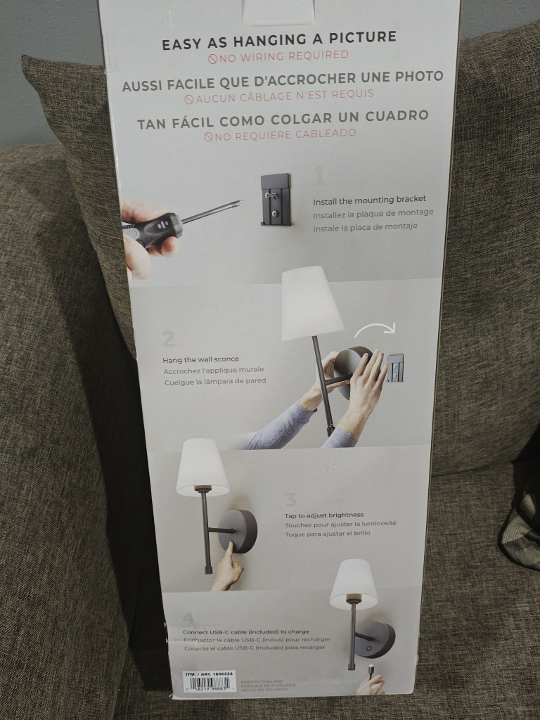 Globe Rechargeable Sconces - 2 Pack - photo 3