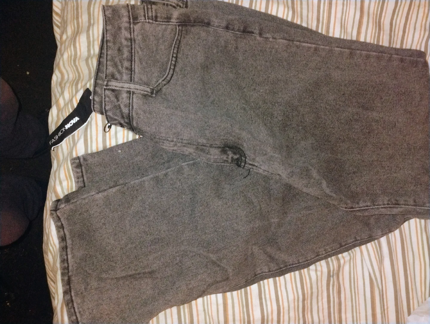 Fashion Nova Tall Get It Straight Slouch Fit Jeans - Size 11 image indicator(4)