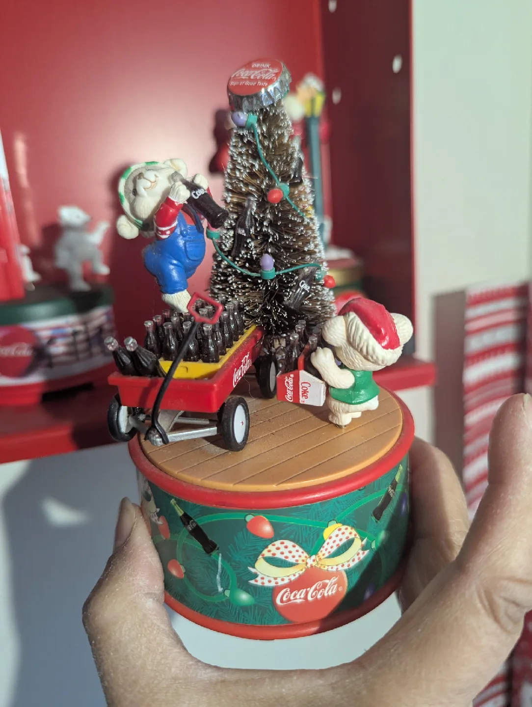 Coca Cola moving Music boxes-6 to choose from image indicator(8)