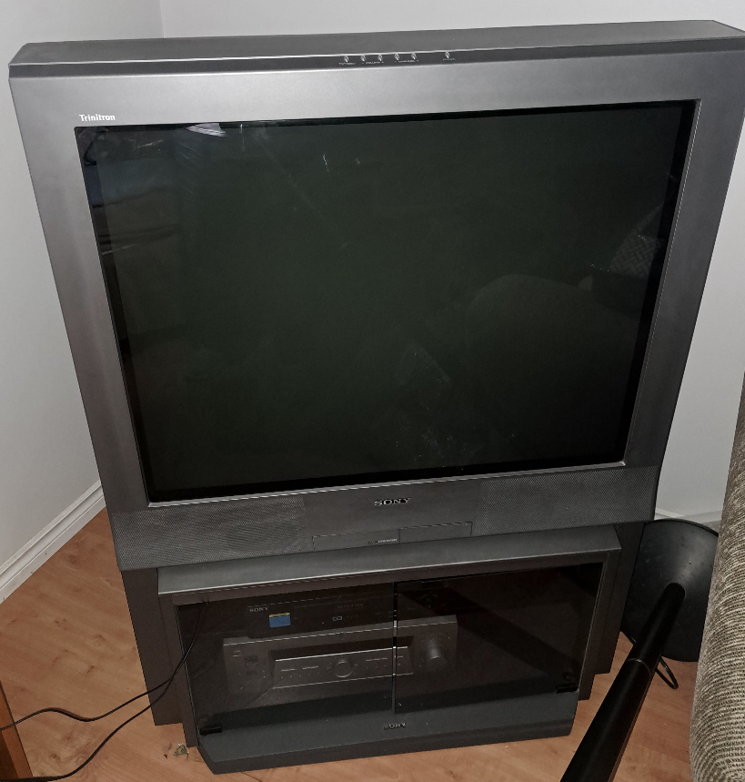 Sony 36 inch Trinitron CRT TV with Sony TV stand - photo 4