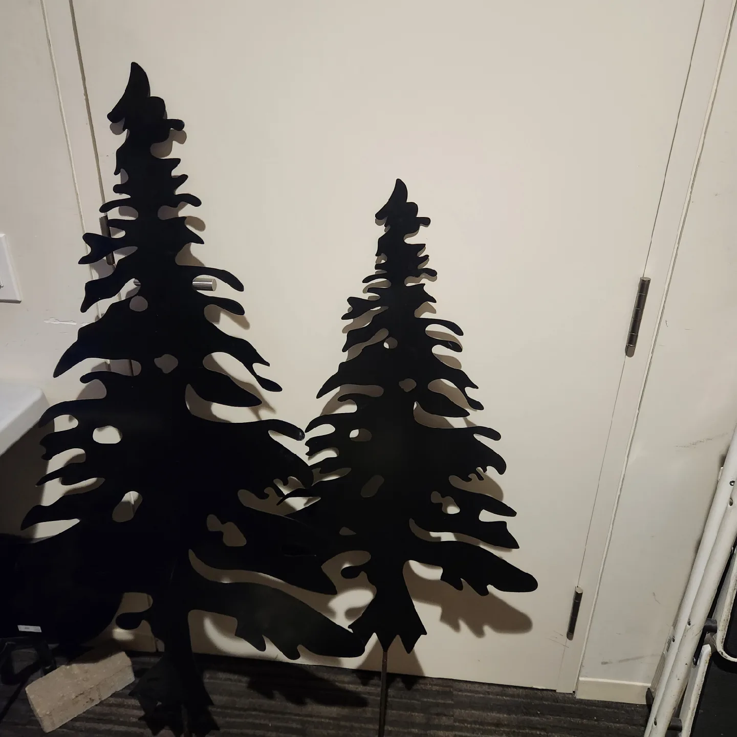 Metal Tree Silhouette Art - Black image indicator(6)