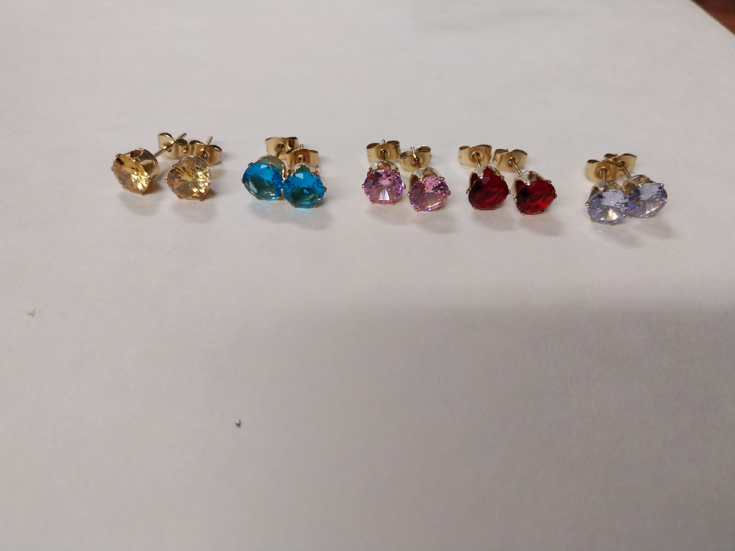 Stud Earrings - Assorted Colours