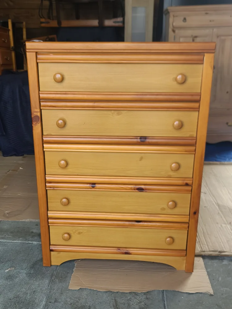 5 DRAWER HIGHBOY DRESSER