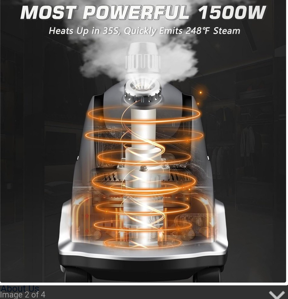 Anthter 1500W Garment Steamer - photo 2