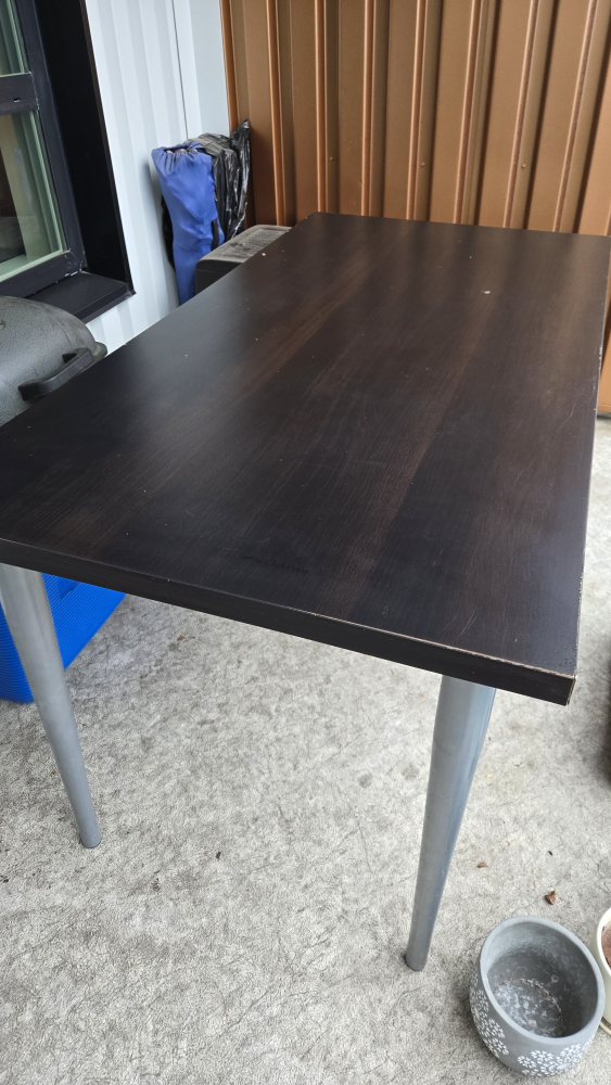 Dark Brown Wooden Table