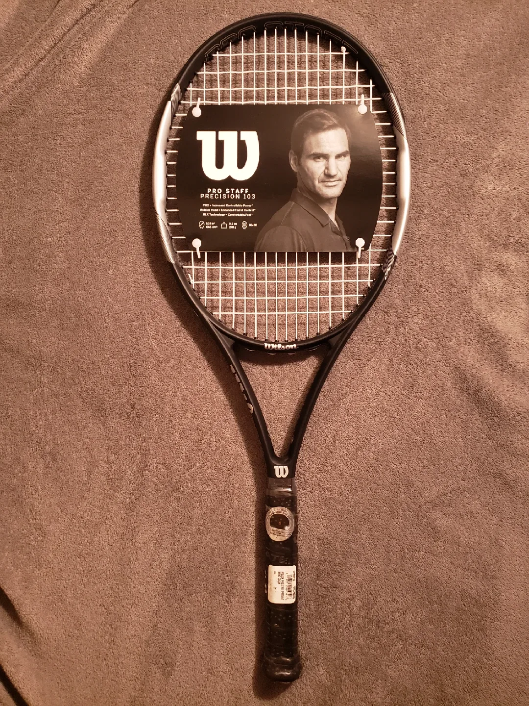 Wilson Pro Staff Precision 103 Tennis Racquet - 4 1/8" thumbnail
