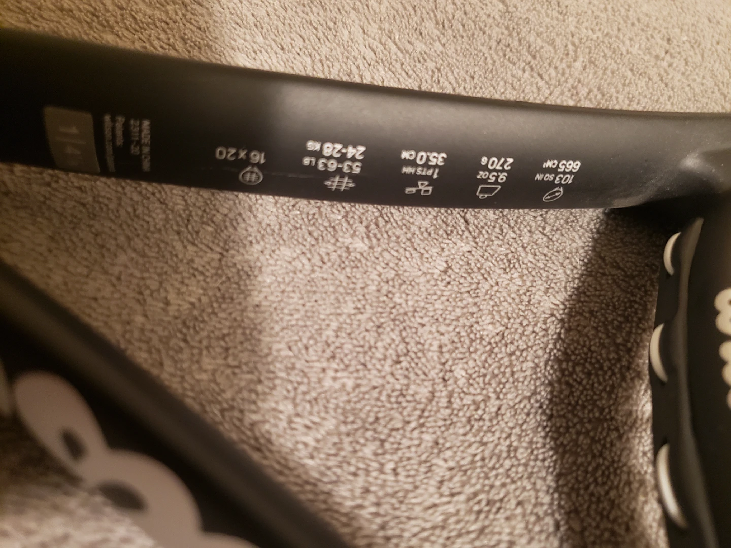 Wilson Pro Staff Precision 103 Tennis Racquet - 4 1/8" - photo 3