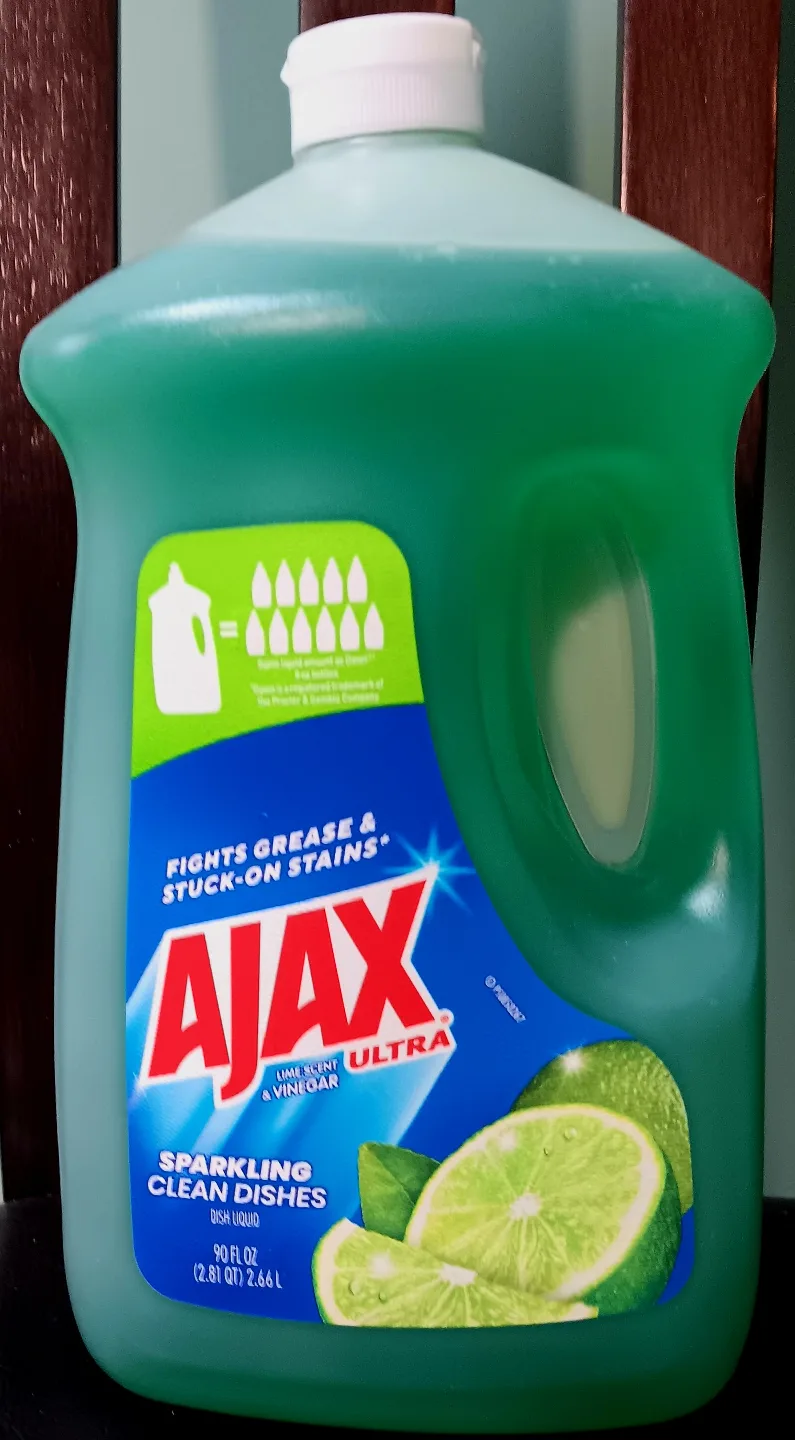 Ajax Ultra Lime Scent & Vinegar Dish Liquid 90 fl oz thumbnail