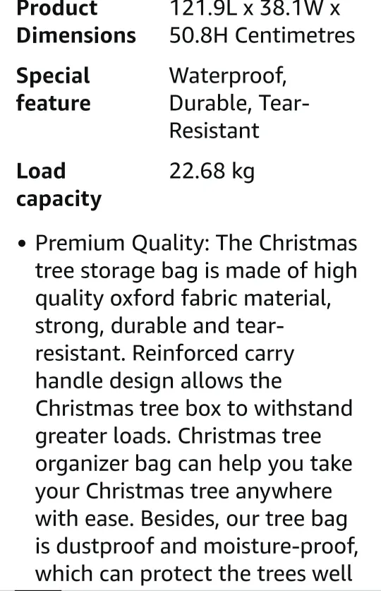 Christmas Tree/Decorations Storage Bag - Mickey/Santa Design image indicator(8)