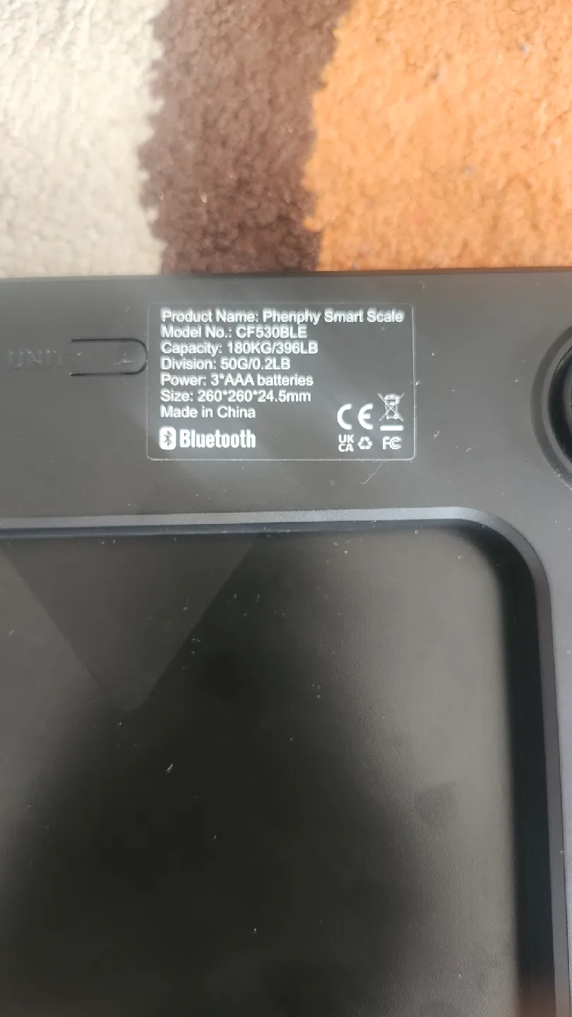 Phenphy Glass weighing Scale - Like New! image indicator(4)